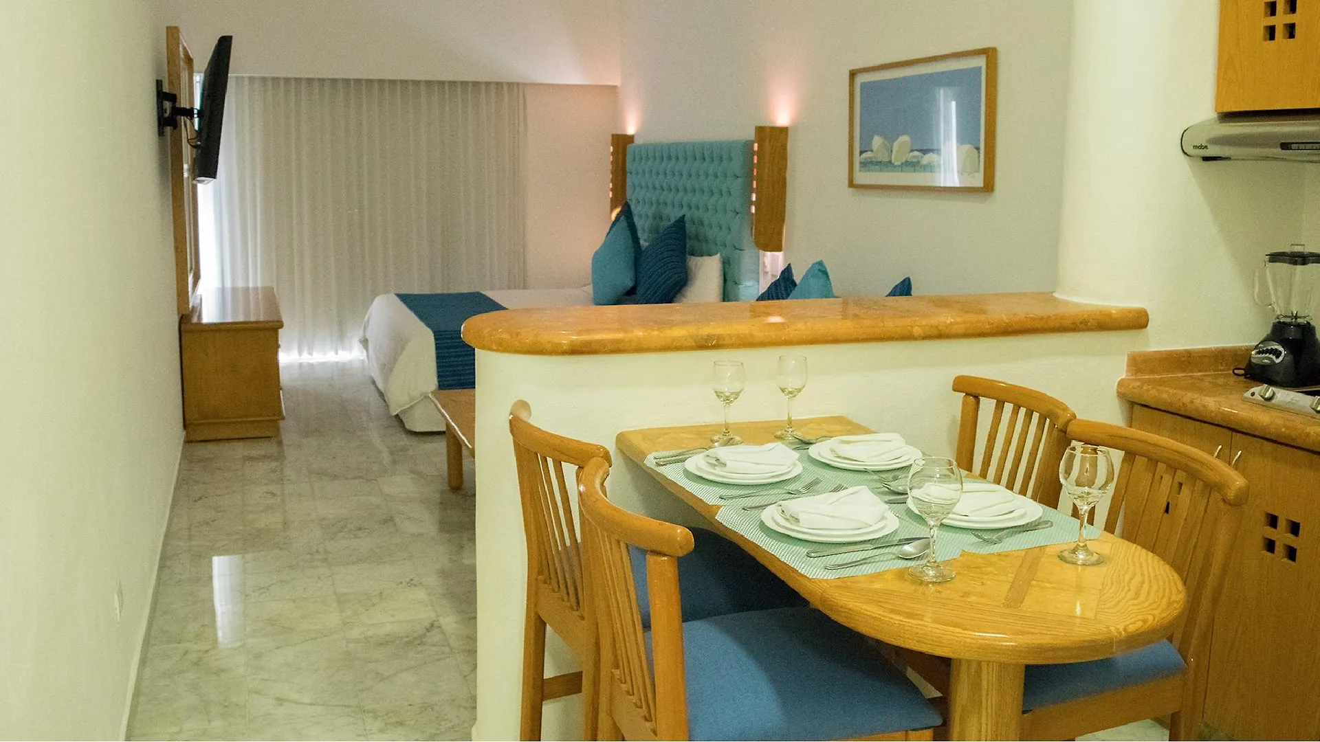 **** אתר נופש מלון קנקון Sunset Marina & Yacht Club מקסיקו